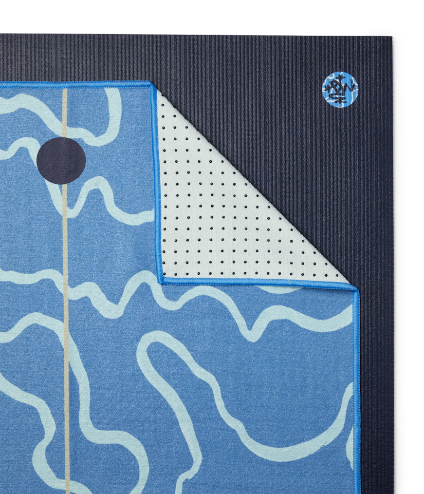 Manduka mat towel yogitoes Ocean