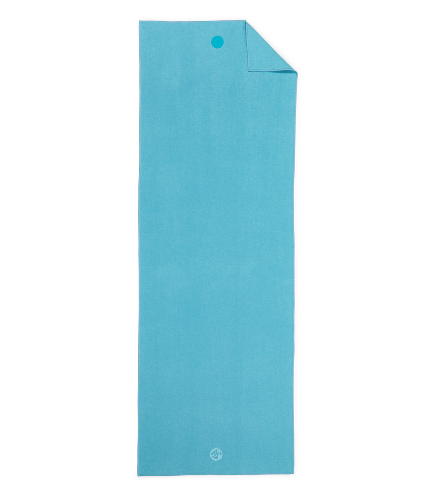 Manduka mat towel yogitoes Aqua