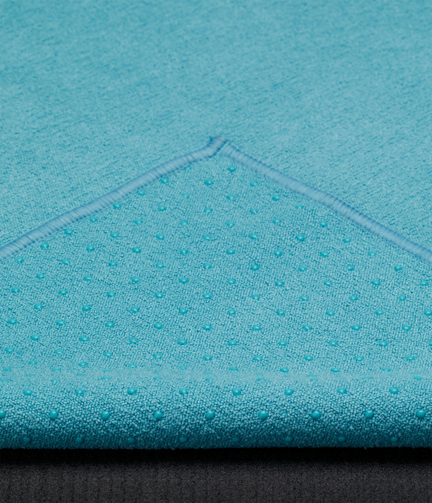 Manduka mat towel yogitoes Aqua