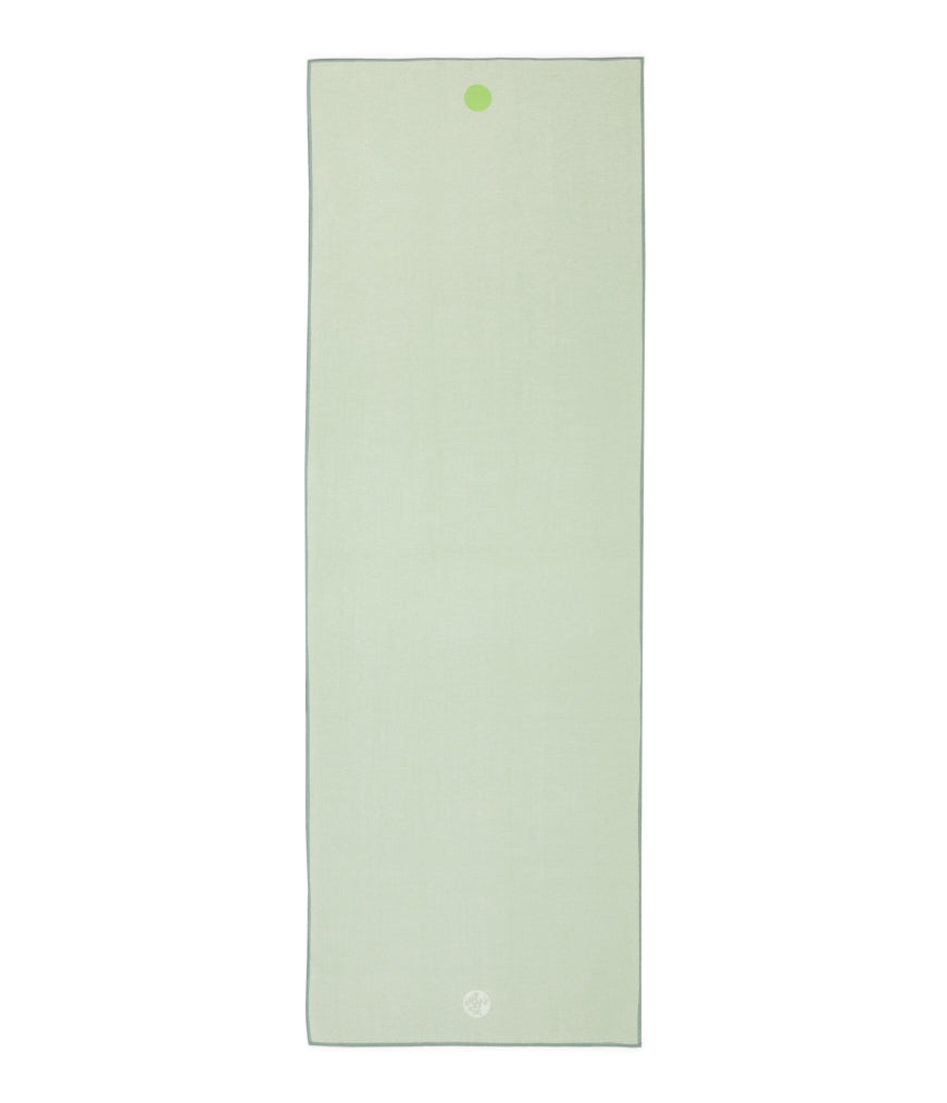 Manduka mat towel yogitoes Celadon Green